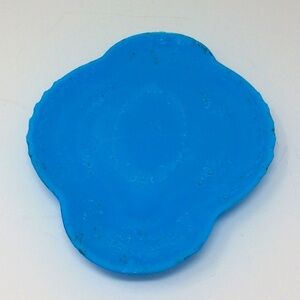 Vintage EAPG Blue Vanity Tray Milk Glass.